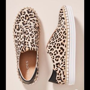 J/SLIDES Leopard Print Slip-on Sneakers